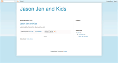 Desktop Screenshot of jasonjenandkids.blogspot.com