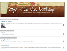 Tablet Screenshot of dayswiththedarlings.blogspot.com