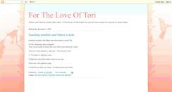 Desktop Screenshot of fortheloveoftori.blogspot.com