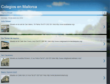 Tablet Screenshot of colegiosenmallorca.blogspot.com