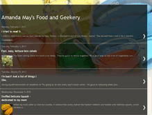 Tablet Screenshot of amandamaysfoodandgeekery.blogspot.com