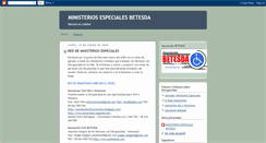 Desktop Screenshot of ministeriosespeciales.blogspot.com