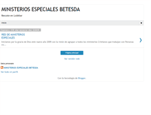 Tablet Screenshot of ministeriosespeciales.blogspot.com