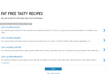 Tablet Screenshot of nofatdiet.blogspot.com