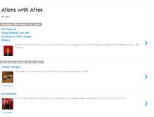 Tablet Screenshot of alienswithafros.blogspot.com