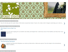 Tablet Screenshot of forestevents.blogspot.com
