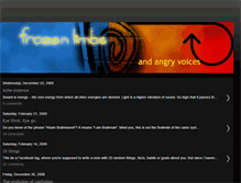 Tablet Screenshot of frozenlimbs.blogspot.com