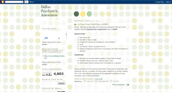 Desktop Screenshot of dallaspsychiatricassociates.blogspot.com