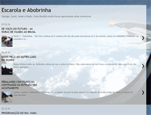 Tablet Screenshot of escarolaeabobrinha.blogspot.com