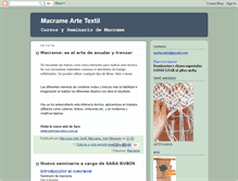 Tablet Screenshot of macrameartetextil.blogspot.com