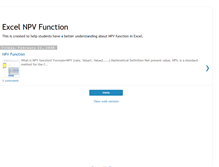 Tablet Screenshot of npvfunction.blogspot.com