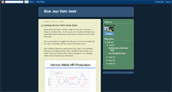 Desktop Screenshot of bluejaysstatsgeek.blogspot.com