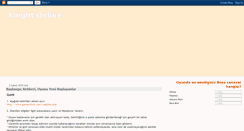 Desktop Screenshot of knight-online-ko.blogspot.com