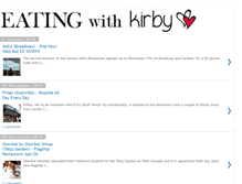 Tablet Screenshot of eatingwithkirby.blogspot.com