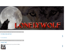 Tablet Screenshot of lonelyblackwolf.blogspot.com