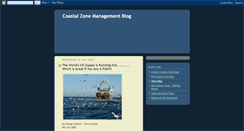Desktop Screenshot of coastalzonemanagementblog.blogspot.com