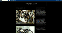 Desktop Screenshot of 8valveharley.blogspot.com