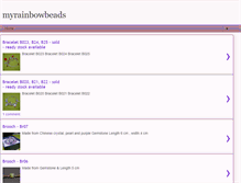 Tablet Screenshot of myrainbowbeads.blogspot.com