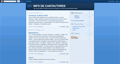 Desktop Screenshot of canciondeautor.blogspot.com