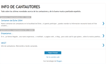 Tablet Screenshot of canciondeautor.blogspot.com