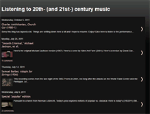 Tablet Screenshot of listeningto20thcmusic.blogspot.com