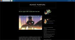 Desktop Screenshot of elmundopurpura.blogspot.com