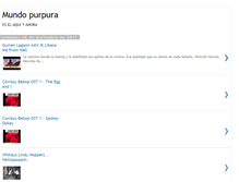 Tablet Screenshot of elmundopurpura.blogspot.com