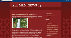 Desktop Screenshot of allmlmnews24.blogspot.com