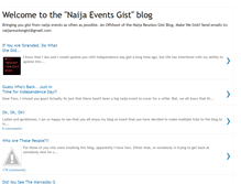 Tablet Screenshot of naijaeventsgist.blogspot.com