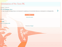 Tablet Screenshot of ntspk.blogspot.com