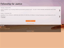 Tablet Screenshot of justicefellowship.blogspot.com