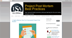 Desktop Screenshot of project-post-mortem.blogspot.com