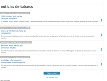 Tablet Screenshot of notitabasco.blogspot.com