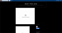 Desktop Screenshot of muaythaiasia.blogspot.com