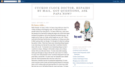 Desktop Screenshot of cuckooclockdoctor.blogspot.com