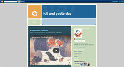 Desktop Screenshot of loliandyesterday.blogspot.com