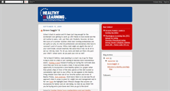 Desktop Screenshot of healthy-learning.blogspot.com