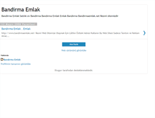 Tablet Screenshot of bandirmaemlak.blogspot.com