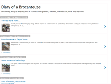 Tablet Screenshot of brocanteuse.blogspot.com