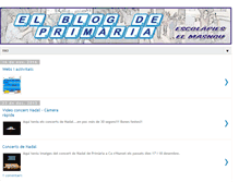 Tablet Screenshot of primaria-elmasnouescolapies.blogspot.com