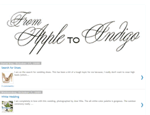 Tablet Screenshot of fromappletoindigo.blogspot.com