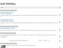 Tablet Screenshot of bjss-football.blogspot.com