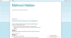 Desktop Screenshot of mahmuthaktan.blogspot.com