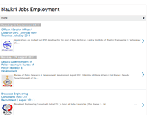 Tablet Screenshot of naukri-jobs-employment.blogspot.com