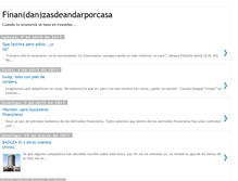 Tablet Screenshot of finandanzasdeandarporcasa.blogspot.com