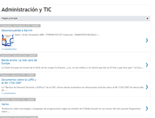 Tablet Screenshot of administracion-tic.blogspot.com