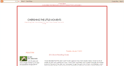 Desktop Screenshot of cherishing-the-little-moments.blogspot.com