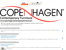 Tablet Screenshot of danishfurnitureblog.blogspot.com