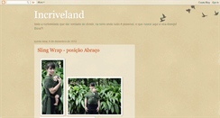 Desktop Screenshot of incriveland.blogspot.com