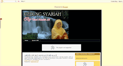 Desktop Screenshot of ilovesyariah.blogspot.com